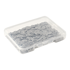200 pièce 7 styles breloques en acier inoxydable 304&nbsp;STAS-FS0001-89