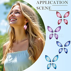 DIY-Sets zur Herstellung baumelnder Ohrringe mit Schmetterlingsflügeln&nbsp;DIY-TA0013-28