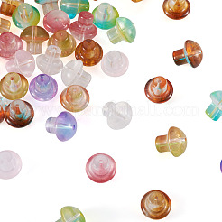 80pcs 8 Farben transparente Glasperlen&nbsp;GLAA-CD0001-17