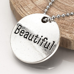 Pendentifs en alliage de style tibétain&nbsp;LS-TIBEP-Q078-16AS-RS