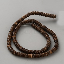 Chapelets de perles de noix de coco&nbsp;COCB-WH0003-01B-04