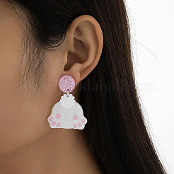 Pendientes colgantes de acrílico de Pascua&nbsp;FS-WG7CF33-01