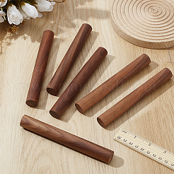 Rundstab aus schwarzem Walnussholz&nbsp;WOOD-WH0131-39