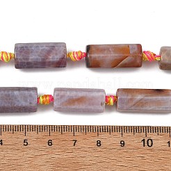 Cuentas crepitar ágata fuego natural hebras&nbsp;GG-T001-02A