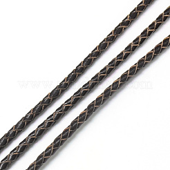 Leder geflochtene Schnur&nbsp;WL-Q005-3mm-12