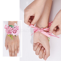 2 corsage de poignet en soie&nbsp;AJEW-CP0001-51E