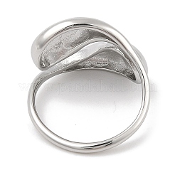 Offene Fingerringe aus 304 Edelstahl für Damen&nbsp;RJEW-B070-01P
