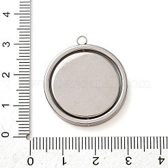 Cabochon-Fassungen für Anhänger aus Edelstahl 304&nbsp;SA-CBA8B85-07P