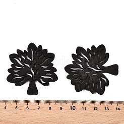 Pendentifs en bois de peuplier naturel&nbsp;WOOD-N016-27A