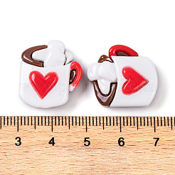 Cabochon decoden in resina opaca a tema decorazioni natalizie&nbsp;LS-RESI-Z026-01F