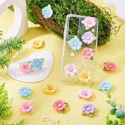 20 Stück opake Harz-Cabochons&nbsp;RESI-TADJ0001-08D