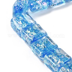 Brins de perles de verre dichroïques faites à la main&nbsp;DICH-U001-07G