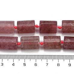 Fragola naturale perle di quarzo fili&nbsp;G-G162-D06-02