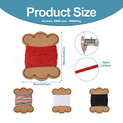 100 m de fil nylon 4 couleurs&nbsp;NWIR-CW0001-02