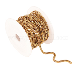 Ionenplattierung (IP) 304 Edelstahl Diamantschliff klobige Panzerketten&nbsp;CHS-CJ0001-30G