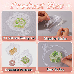 3 set di 3 stili di adesivi decorativi impermeabili per animali domestici&nbsp;DIY-TA0010-64B