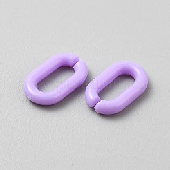 Anneaux de liaison acryliques opaques&nbsp;SACR-WH0001-37J