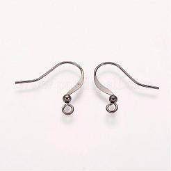 Ganci per orecchini francesi in ottone&nbsp;KK-Q369-B