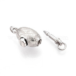 925 Sterling Silber Boxschließen&nbsp;STER-T007-135P