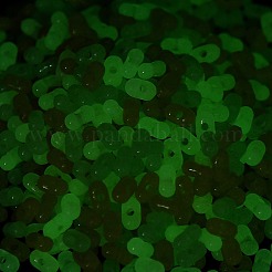 Leuchtende transparente Acrylperlen&nbsp;LACR-D009-01K