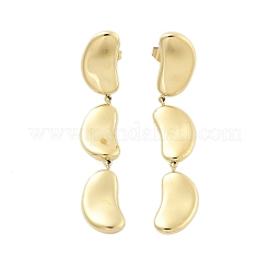 Pendientes de botón de acero inoxidable 304&nbsp;EJEW-S226-10G-04