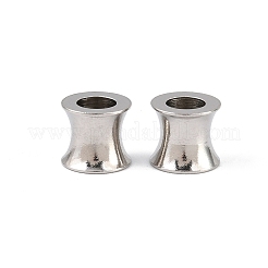 Cuentas europeas de acero inoxidable 304 resistentes al deslustre&nbsp;LS-STAS-E039-1