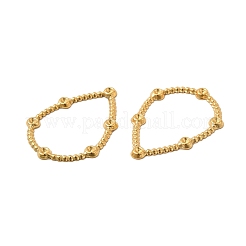 Ionenplattierung (IP) 304 Edelstahl Verbindungsring Strass-Einstellungen&nbsp;STAS-A070-01G
