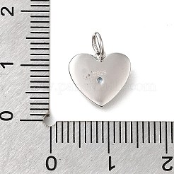925 ciondolo in argento sterling con micro pavè di zirconi trasparenti&nbsp;STER-V001-01P-03