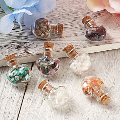 DIY Herz wünscht Flasche machen Kits&nbsp;DIY-CW0001-04