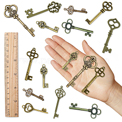 Kit fai da te per la creazione di gioielli con ciondolo a forma di chiave scheletrica&nbsp;DIY-SC0017-39