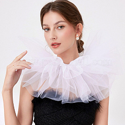 Faux col en gaze amovible pour femme&nbsp;AJEW-WH20042-90D