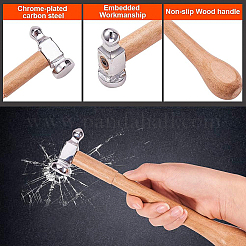 Ziselhämmer aus Kohlenstoffstahl&nbsp;TOOL-WH0072-03