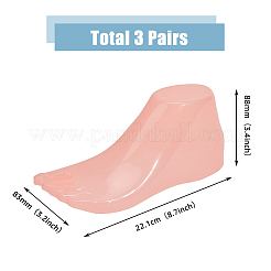 Unterstützung für Sandalenschuhe aus PE-Kunststoff&nbsp;AJEW-WH0470-77A