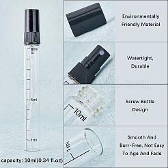 7 Stück 10 ml Mini-Sprühflaschen aus Glas&nbsp;MRMJ-GF0001-42