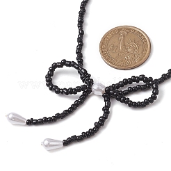 Collane in acciaio inossidabile 304 con fiocco&nbsp;NJEW-JN04670