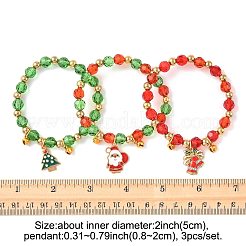 Ccb Kunststoff- und Glasperlenarmbänder&nbsp;BJEW-FS00029