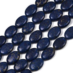 Synthetische Howlith-Imitation Lapislazuli-Perlenstränge&nbsp;G-S393-11A-13x18