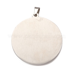 Pendentifs en acier inoxydable 304 anti-ternissement&nbsp;STAS-P321-01P