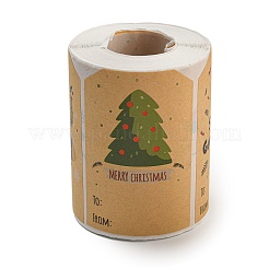 Autocollants en papier à dessin animé sur le thème de Noël&nbsp;STIC-P013-08A