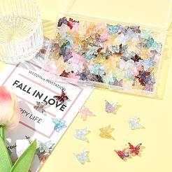 120 Stück 10 Farben Backfarbe Glasperlen&nbsp;DGLA-FS0001-19