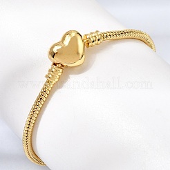 Herstellung von Armbändern aus Messingketten in Europa&nbsp;BJEW-A164-02G