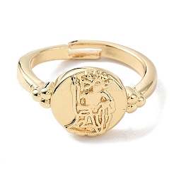 Anelli regolabili in ottone da donna&nbsp;RJEW-E292-11G