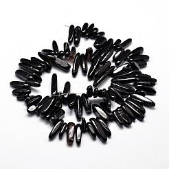 Stränge natürlicher Obsidiansplitterperlen&nbsp;G-E271-135