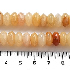 Natürlichen Topas Jade Perlen Stränge&nbsp;G-P559-A03-02