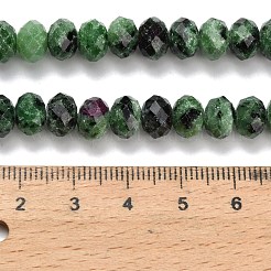 Natürliche Rubin in Zoisit Perlen Stränge&nbsp;G-Z111-A51
