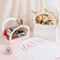 Boîtes à biscuits en papier kraft&nbsp;CON-WH0115-99B