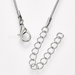 Laiton chaîne serpent création de collier&nbsp;MAK-T006-11A-B