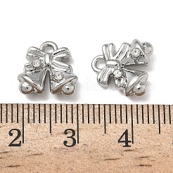 Pendentifs de Noël en alliage de cristal et strass&nbsp;FIND-L026-01C-P