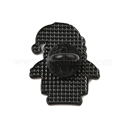 Broche en alliage de zinc émaillé sur le thème de Noël pour vêtements de sac à dos&nbsp;JEWE-R003-01EB-04