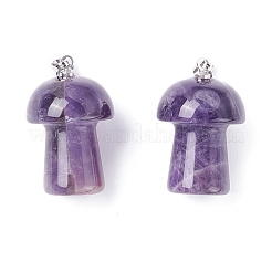 Natürlichen Amethyst Edelsteinanhänger&nbsp;G-M380-B12-P